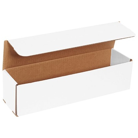 Bsc Preferred 13-1/2 x 3-1/2 x 3-1/2'' White Corrugated Mailers, 50PK BUY00018078